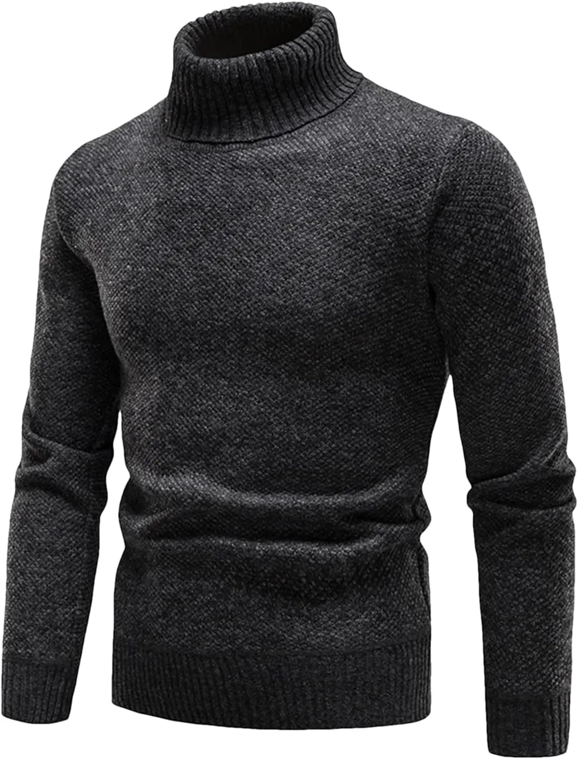 

Мужской утепленный водолазный свитер с флисовой подкладкой