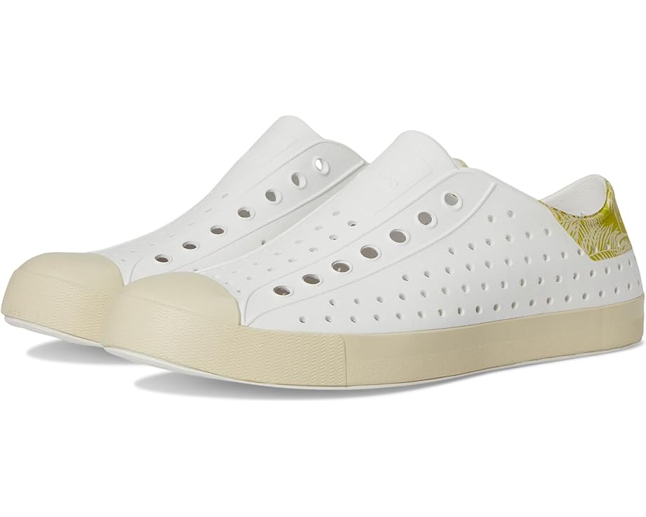 

Кроссовки Native Shoes Jefferson Wanderfoam Block, цвет Shell White/ Bone White/ Seaweed Palm Block
