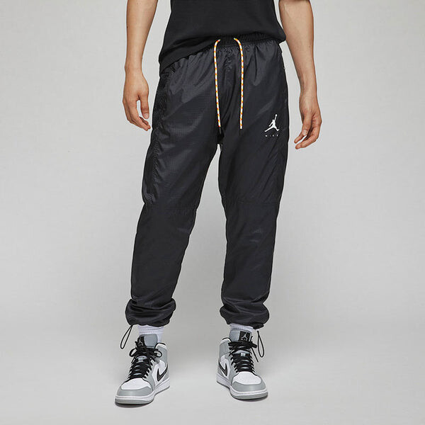 Спортивные штаны Men's Air Jordan Solid Color Logo Training Casual Bundle Feet Sports Pants/Trousers/Joggers Black, мультиколор — фото 4