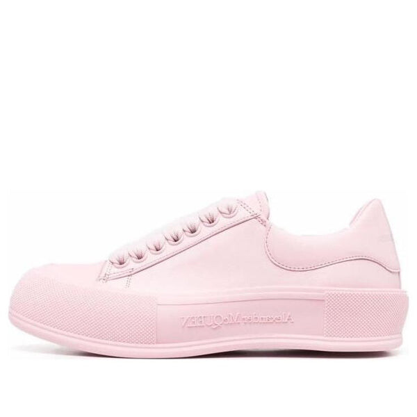 Кроссовки deck skate plimsoll shoes 'pink' Alexander Mcqueen, розовый
