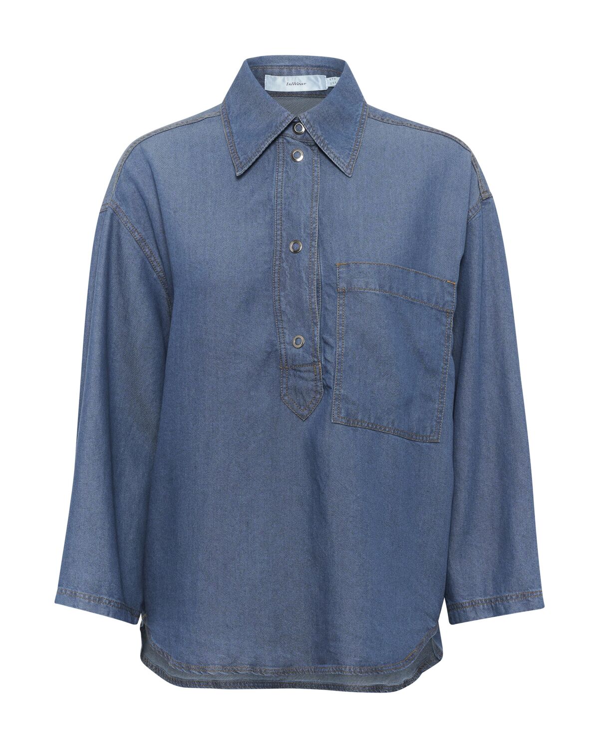 

InWear Рубашка 'Philipa' в синем дениме