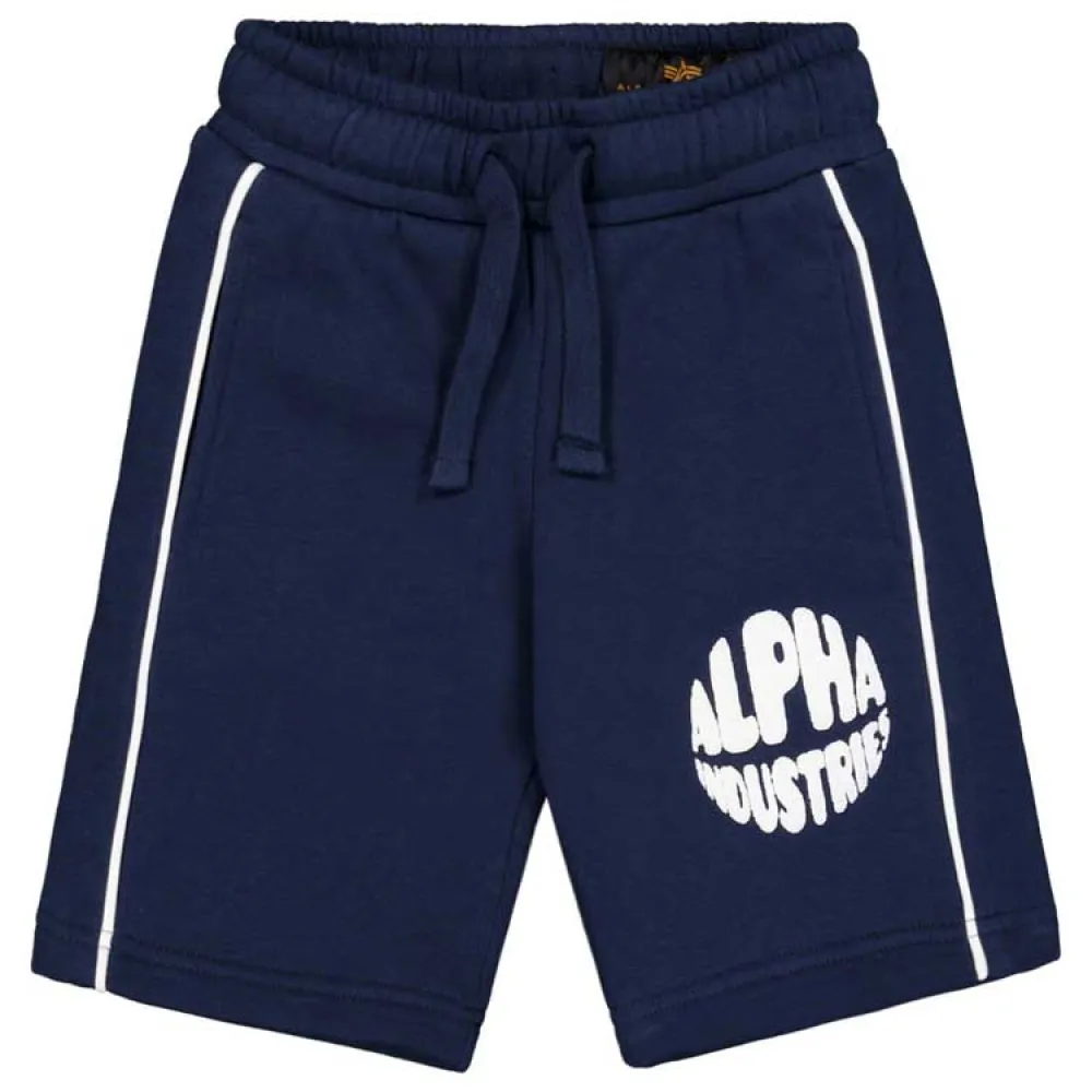 

Спортивные брюки Alpha Industries Logo Short, синий