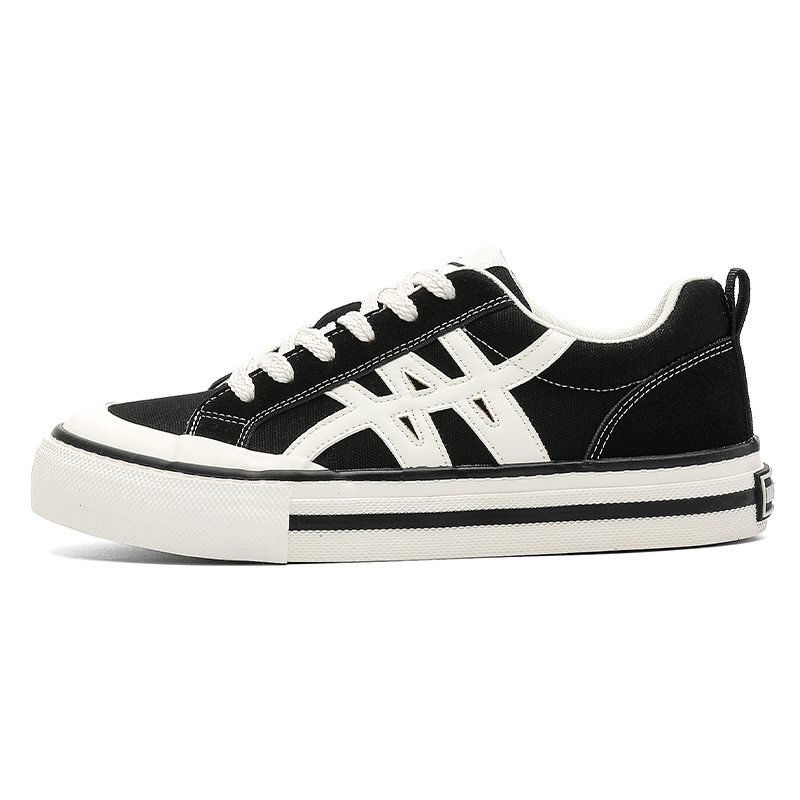 

Легкие и дышащие низкие кроссовки для скейтбординга мужские WARRIOR, черный бежевый