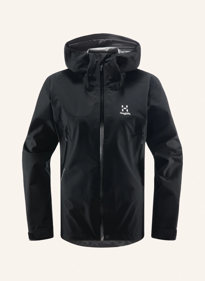 

Жесткая куртка roc gtx Haglöfs, черный