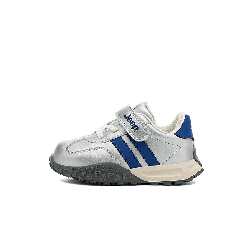 

Детские повседневные низкие кроссовки Slip Resistant Abrasion Resistant Jeep, star diamond серебро/flame синий