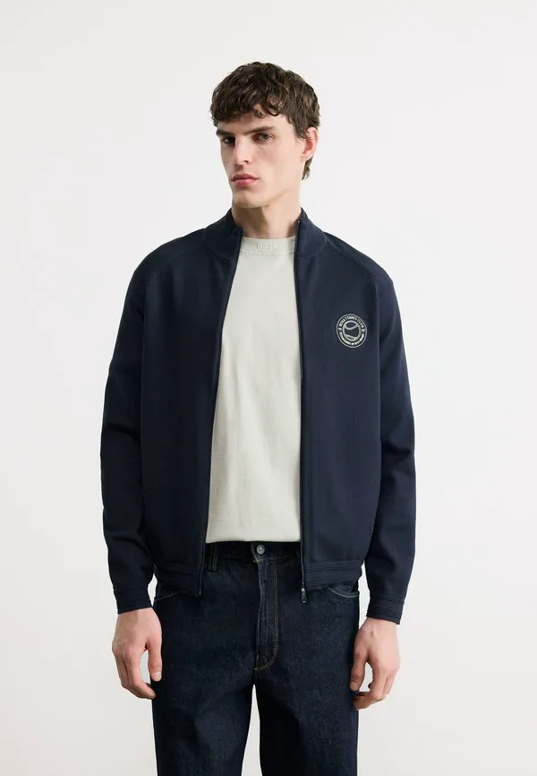 Присоединяйтесь к кардигану Boss, Dark Blue