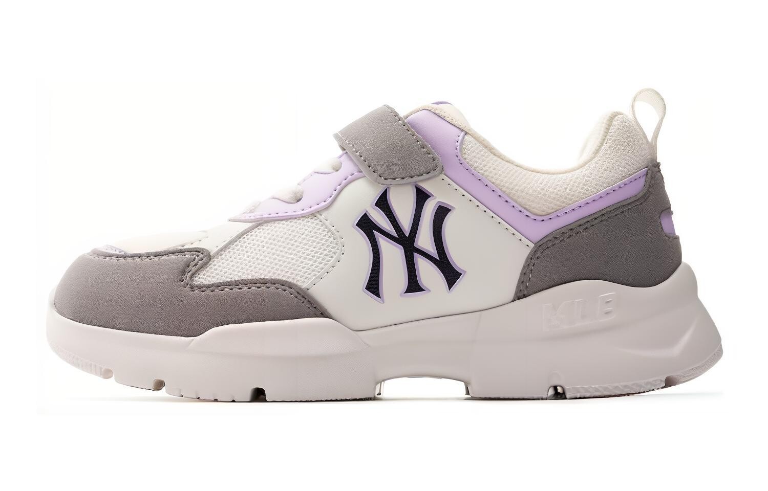 

Кроссовки MLB Kids Lifestyle Shoes Kids Low-top Rice Gray Purple, фиолетовый