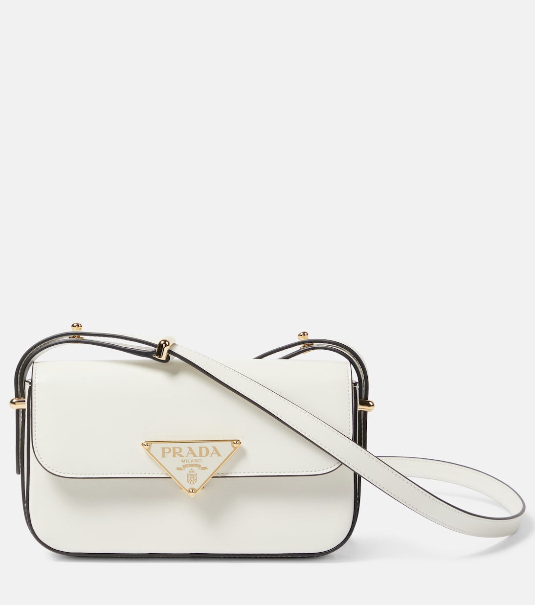 

Кожаная сумка через плечо Prada, Bianco N