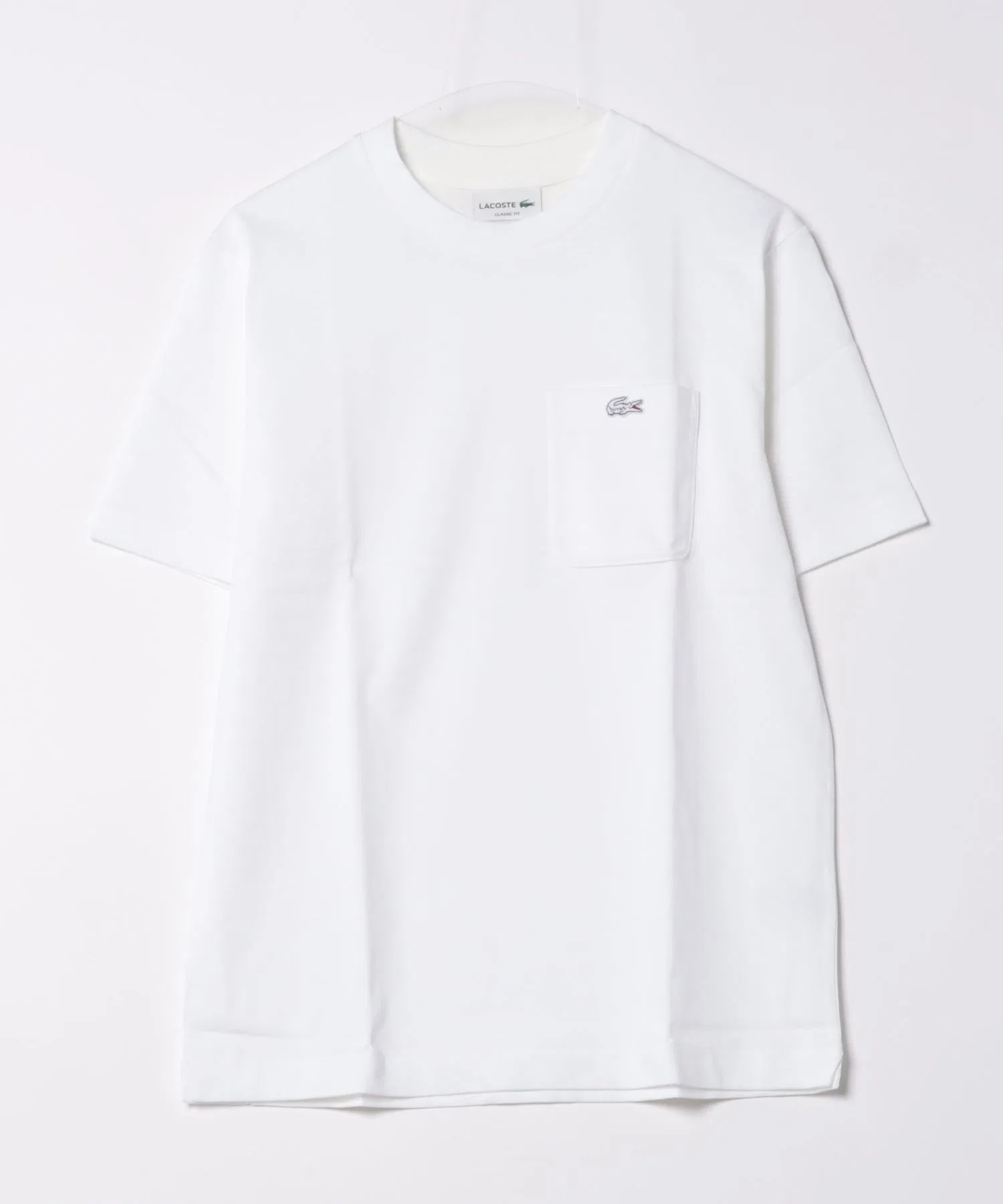 Мужская футболка Lacoste TH5581-99 с карманом, хлопок, черный