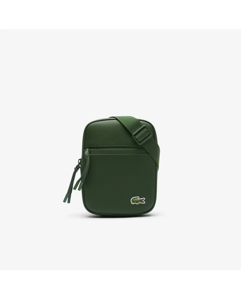 

Мини-сумка на плечо темно-синего цвета с застежкой-молнией Lacoste, зеленый
