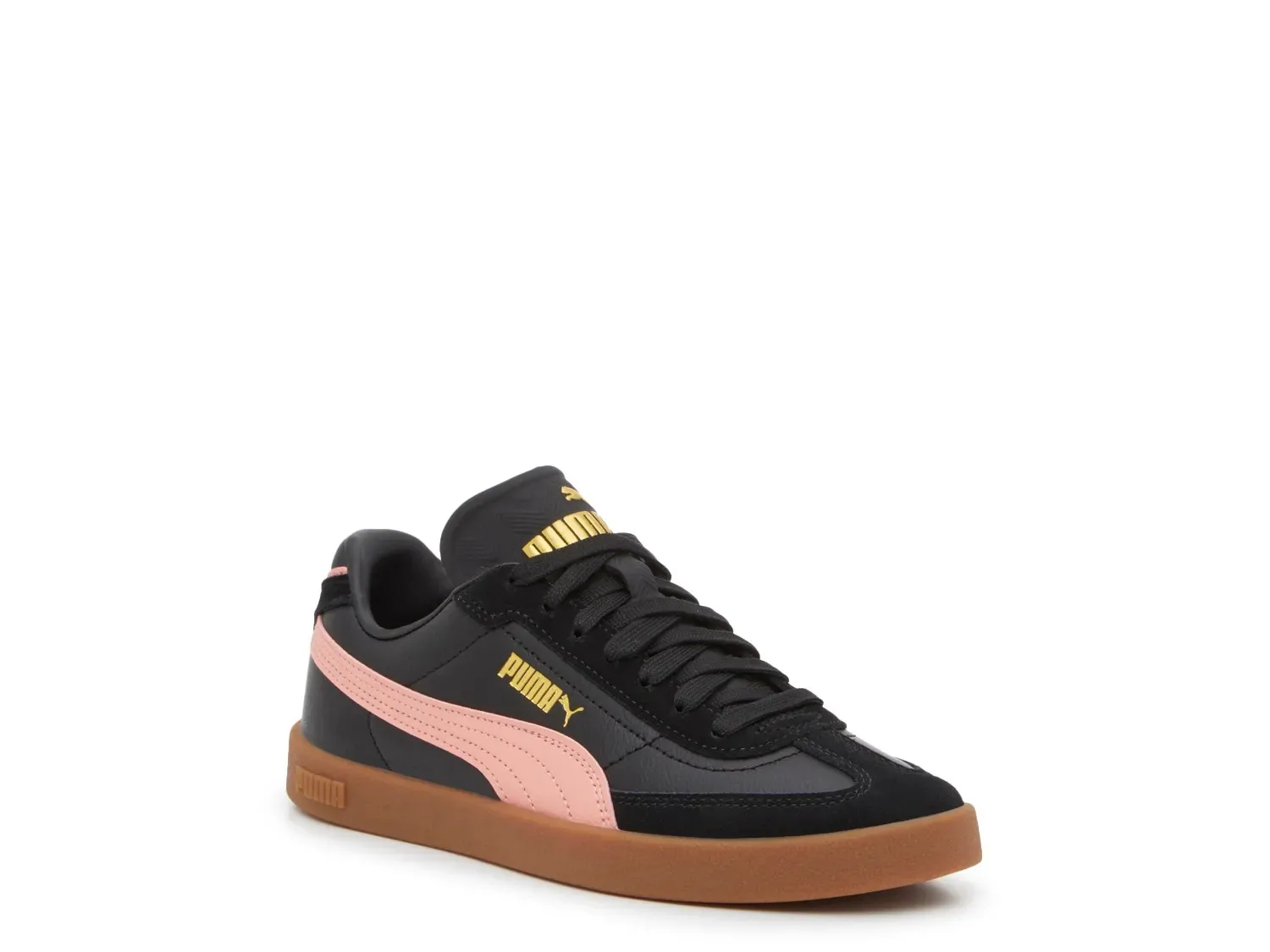 

Кроссовки Puma Club II Era — детские, черные/розовые