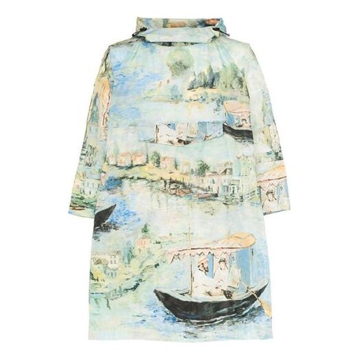 

Куртка men's painting pattern mid-length nylon pullover hooded loose fit green windbreaker Off-White, мультиколор, Белый, Куртка men's painting pattern mid-length nylon pullover hooded loose fit green windbreaker Off-White, мультиколор