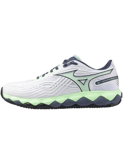 Мужские кроссовки для тенниса «Wave Enforce Tour 2 OC» от Mizuno, White X Mint X Blue