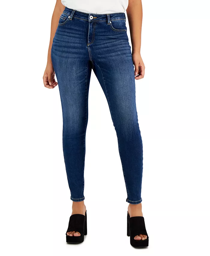 

Женские скинни джинсы Mid Rise Curvy I.N.C. International Concepts, синий
