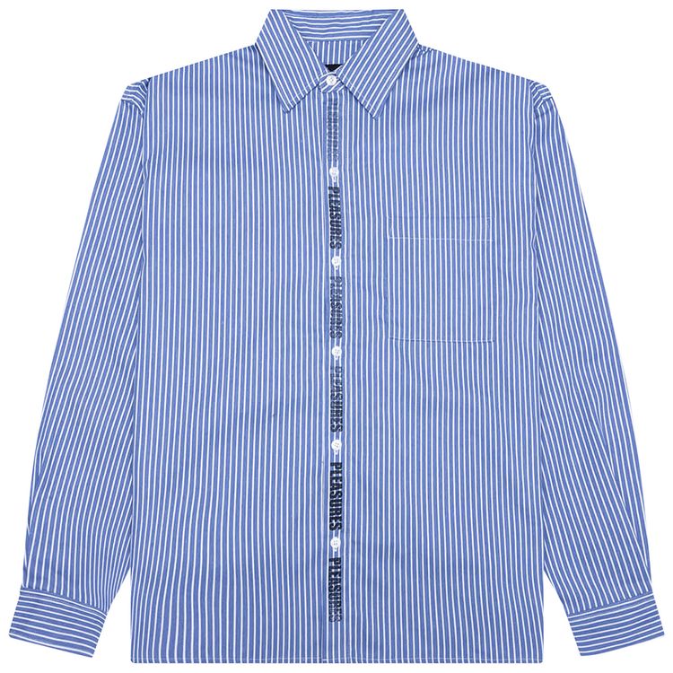 

Рубашка Pleasures Impact Button Up, синий