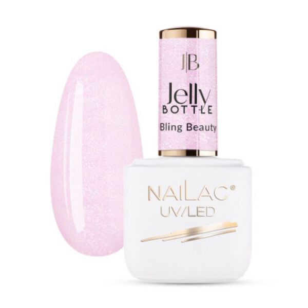 

Блестящий гель-бутылочка, 7 мл Nailac Jelly bottle, цвет bling beauty