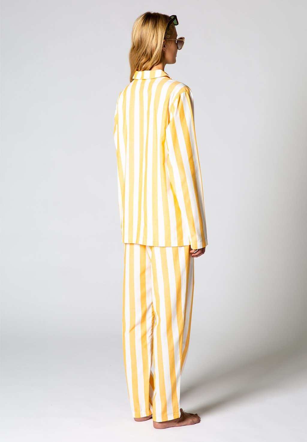 

Пижамный комплект UNO STRIPE BUTTON UP Nufferton, оранжевый