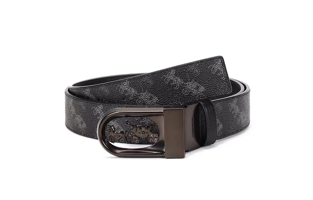 

Кожаный ремень мужской ширина 3,8 см COACH