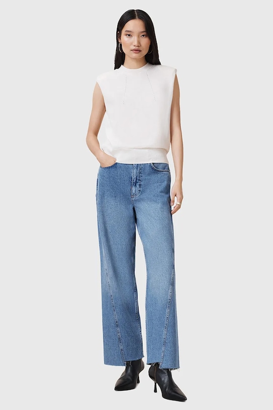 

Хлопковые джинсы FOX Allsaints, синий