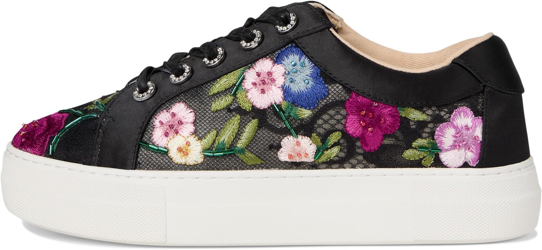 Кроссовки Blue by Betsey Johnson Jayla, цвет Black Multi Floral — фото 4