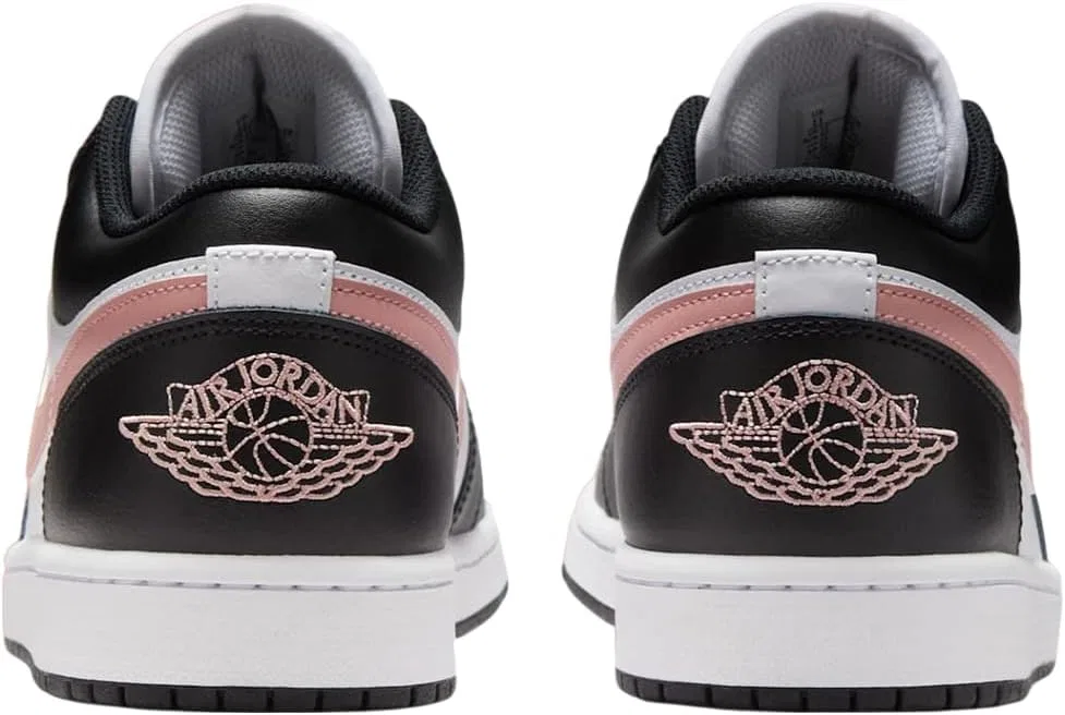 Мужские баскетбольные кроссовки Nike Air Jordan 1 Low, White, Rust Pink, Black — фото 4