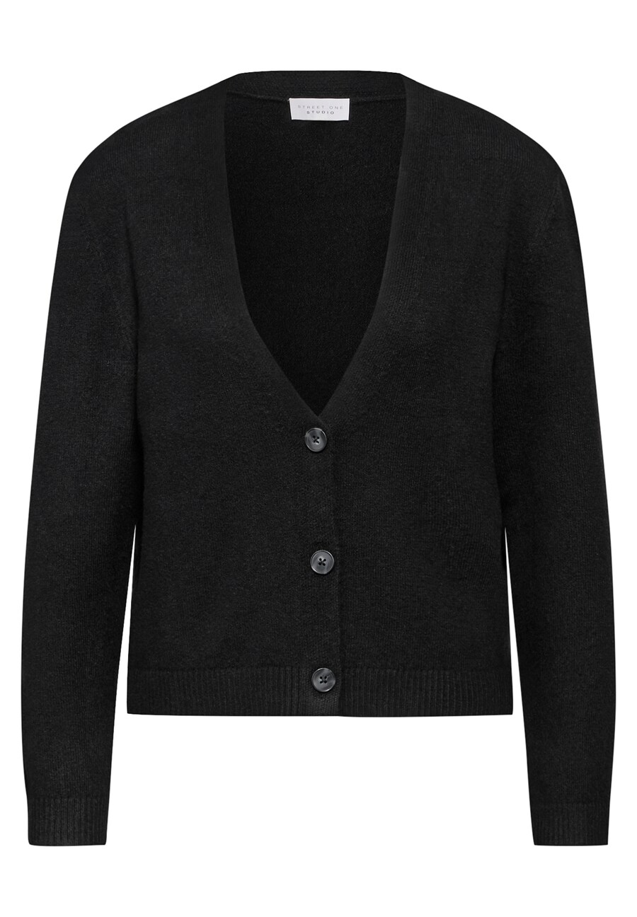 

Вязаный кардиган Street One Studio Knit Cardigan, черный