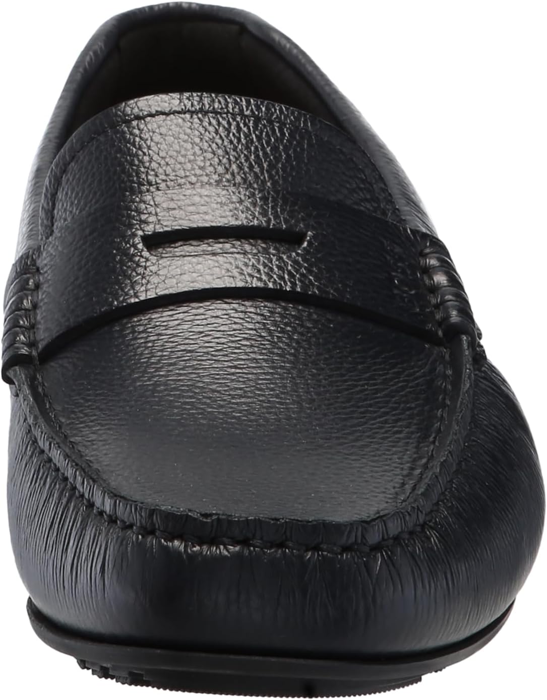BOSS Мужские мокасины Noel Grainy Leather, Blueberry Blue — фото 2