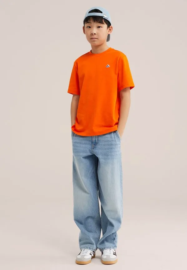 Простая футболка We Fashion, Bright Orange — фото 2