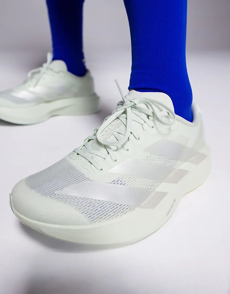 Кроссовки adidas Running Adizero EVO SL в цвете шалфейно-зелёный Adidas Performance — фото 4