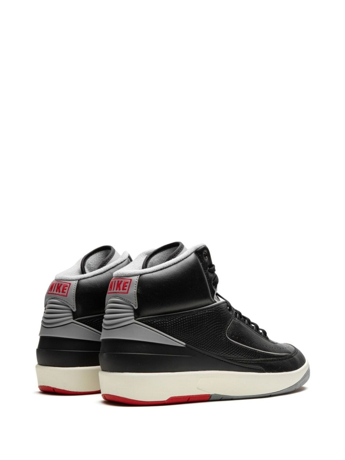 Кроссовки Air 2 Black Cement Jordan, черный — фото 3