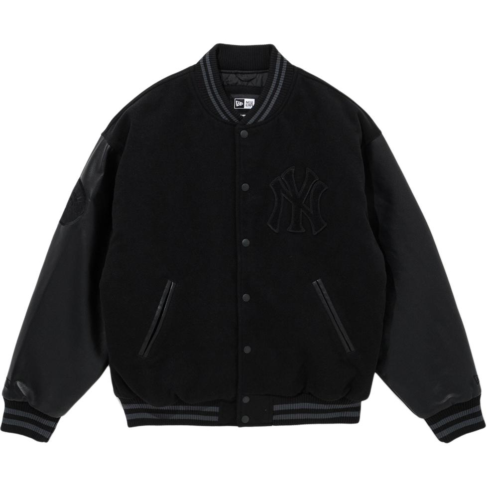 

New Era Куртка бейсбольная унисекс черная, Black