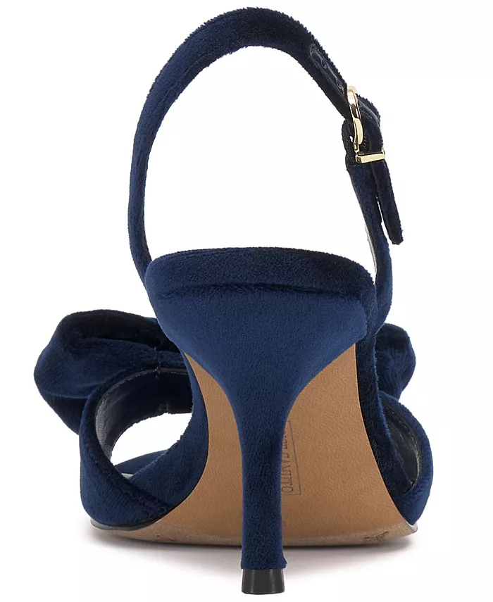 Женские босоножки Paycen на высоком каблуке с бантом Vince Camuto, синий — фото 3