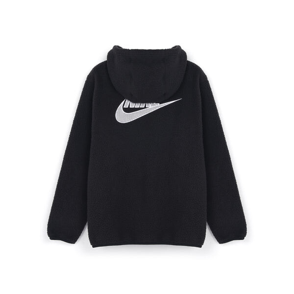 Толстовка Men's Nike Sportswear Sport Essentials+ Casual Sports Breathable Fleece Pullover Black, черный — фото 2