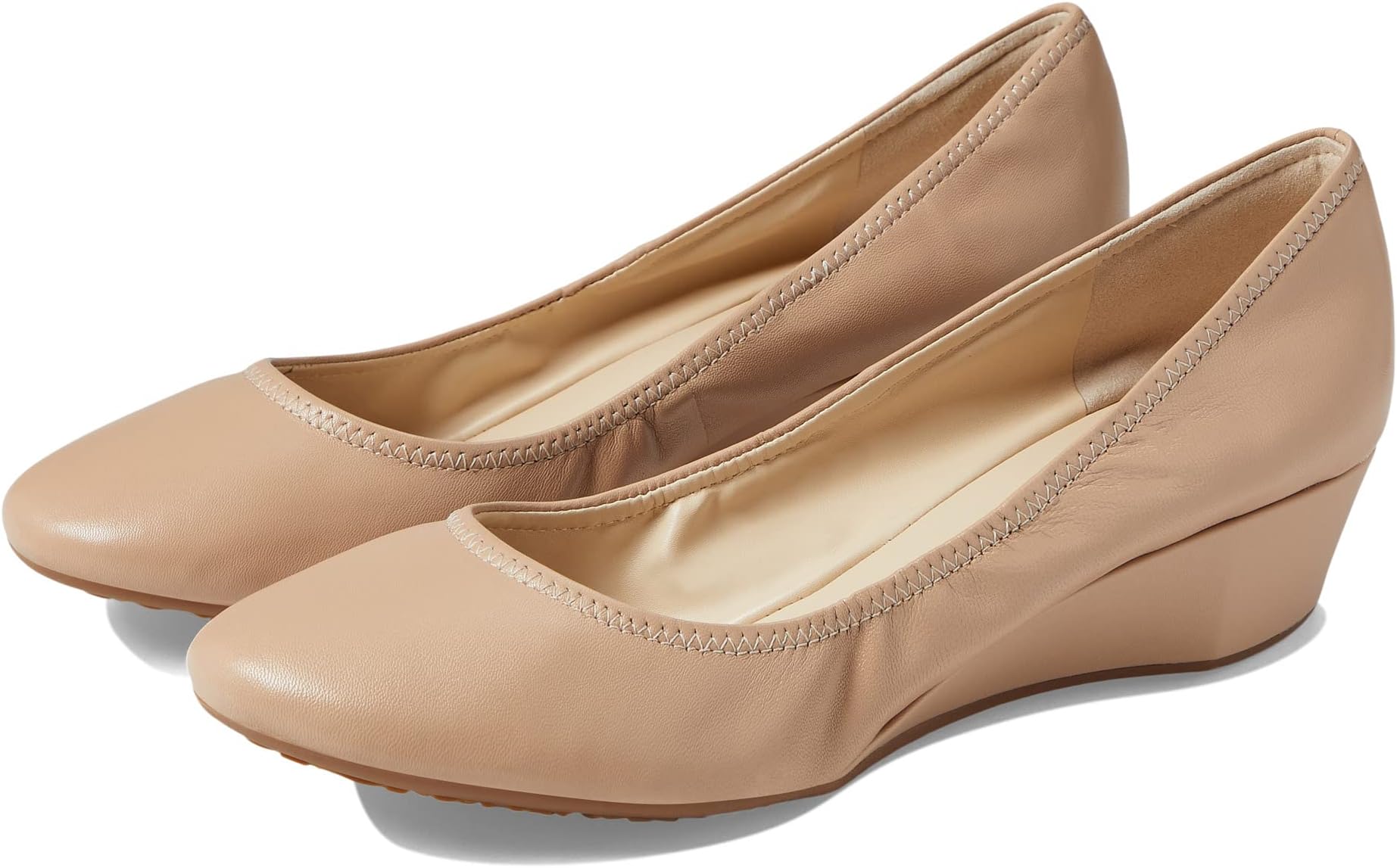 Туфли Cole Haan Sloane Wedge, цвет Nude Leather