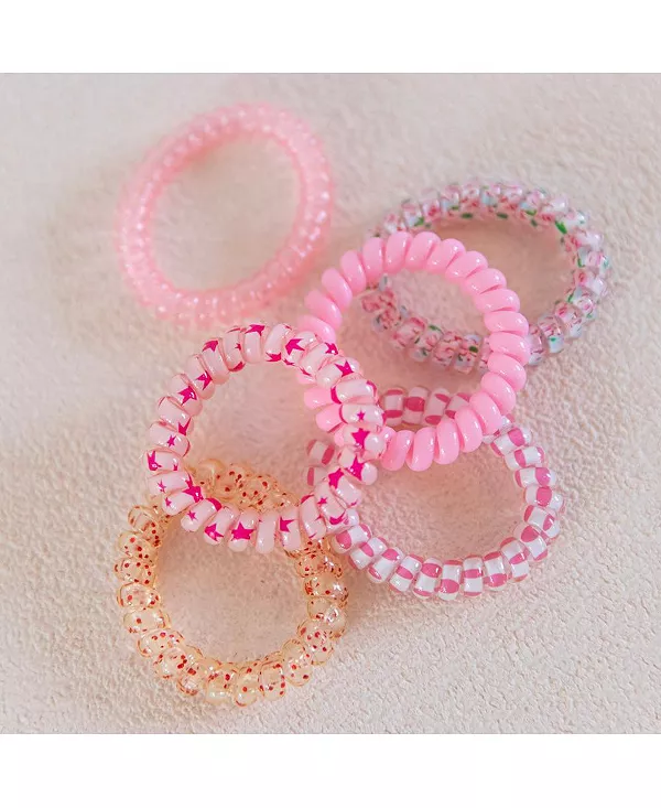 Набор резинок для волос - розовый для вечеринки Headbands Of Hope, pink — фото 4