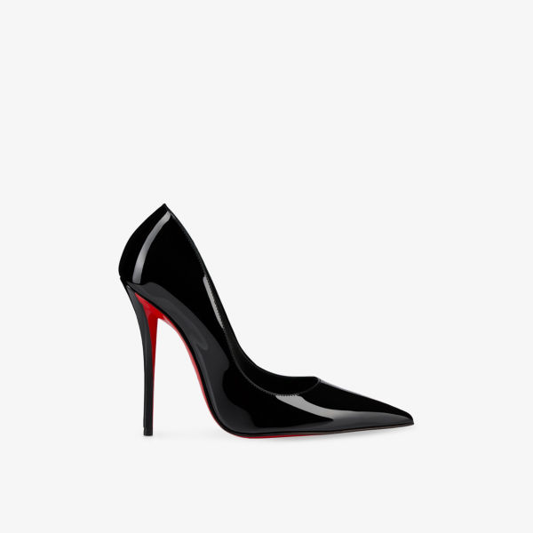 Туфли Christian Louboutin Miss Z 120 из лаковой кожи, черный