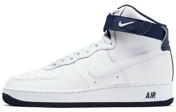 

Кроссовки Nike Air Force 1 High '07 2 White Mystic Navy, Серый, Кроссовки Nike Air Force 1 High '07 2 White Mystic Navy