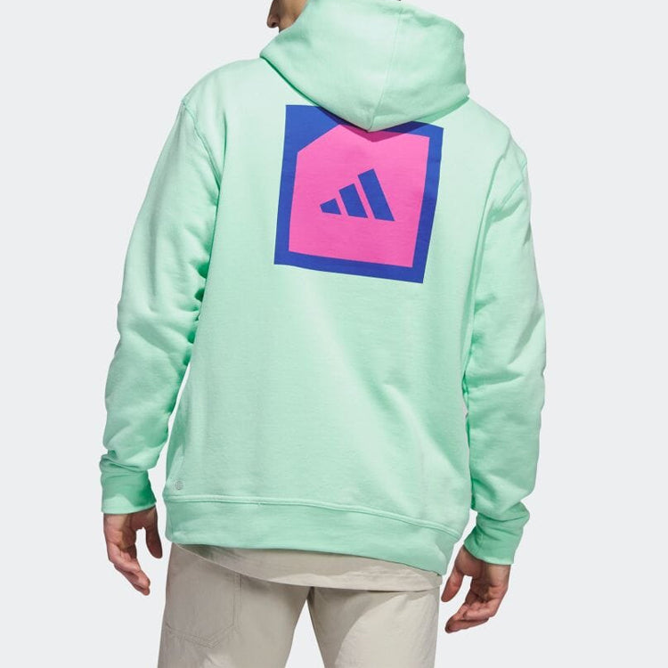 Худи adidas Solid Color Hooded Pullover Long Sleeves Hoodie Men's Green HS5610 — фото 3