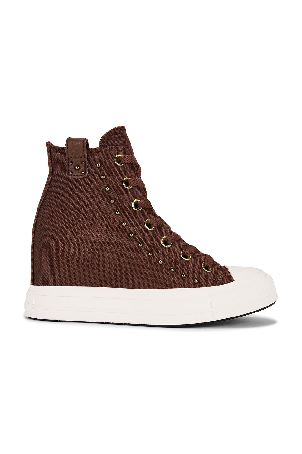 Кроссовки на танкетке Chuck Taylor All Star от Converse, red terracotta, egret & black