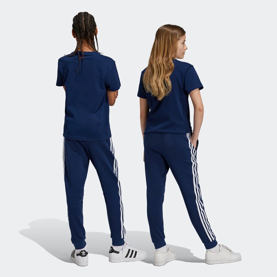 Тканевые брюки ADIDAS ORIGINALS Tapered Pants Trefoil, морской синий — фото 2