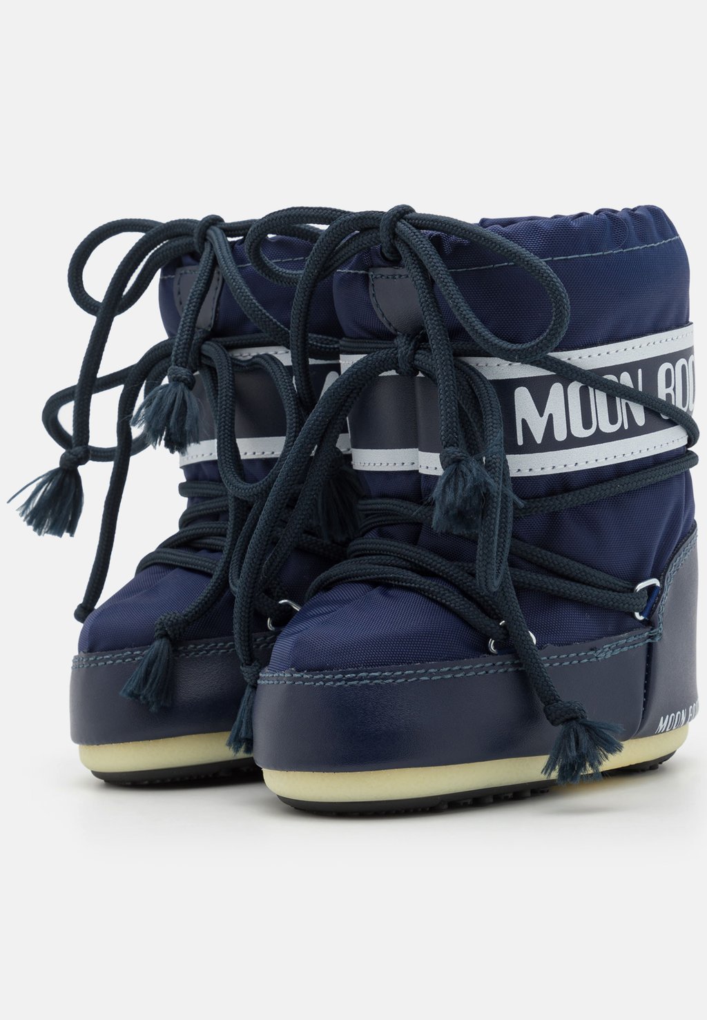 

Ботинки на шнуровке ICON MINI Moon Boot, темно-синий