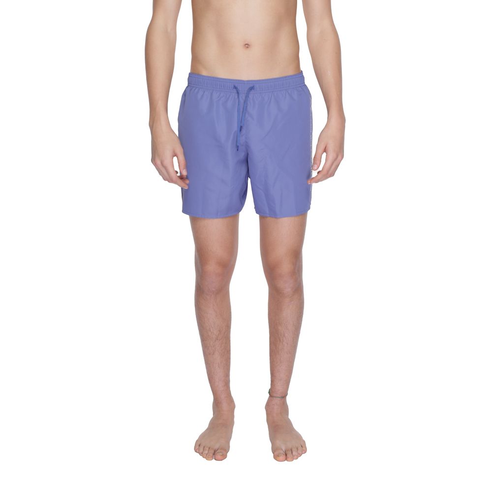 

Фиолетовый полиэстеровый купальник Armani EA7 Emporio