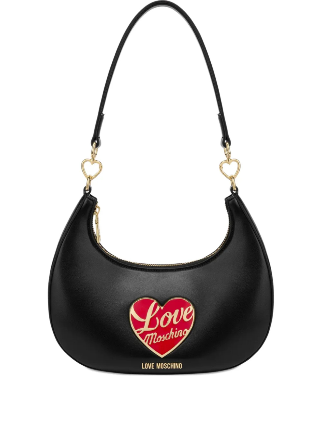 

Love Moschino сумка на плечо с пряжкой в форме сердца, черный