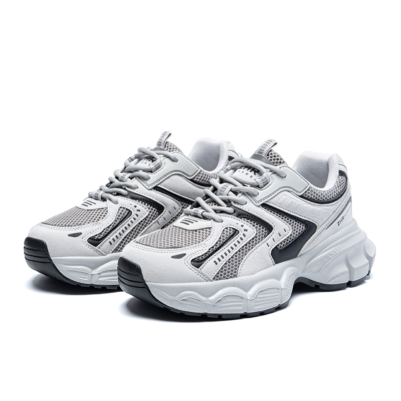 

ZHR Массивные кроссовки унисекс низкие темно-серый, фиолетовый, бежевый, светло-серый - светло-серый [лунно-теневой серый], цвет Light Gray[Moon Shadow Gray]