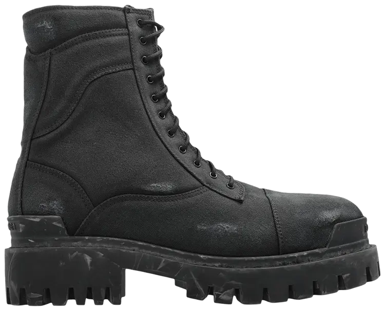 Ботинки Balenciaga Combat Strike, черные