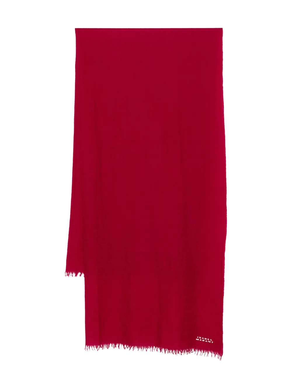 

Шарф с бахромой Isabel Marant, розовый