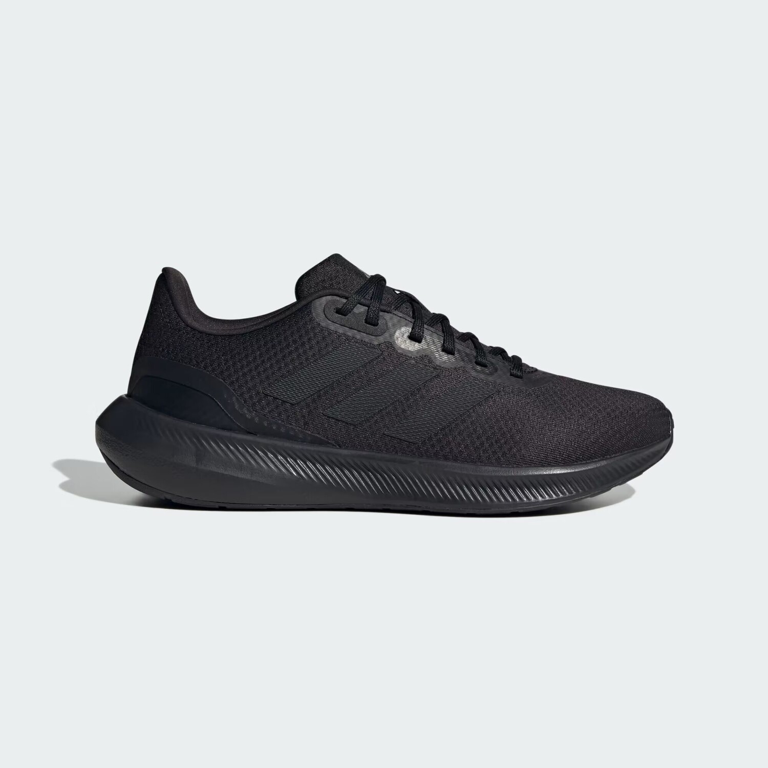 

Низкие кроссовки Runfalcon 3 Cloudfoam Adidas, цвет Core Black/Core Black/Carbon