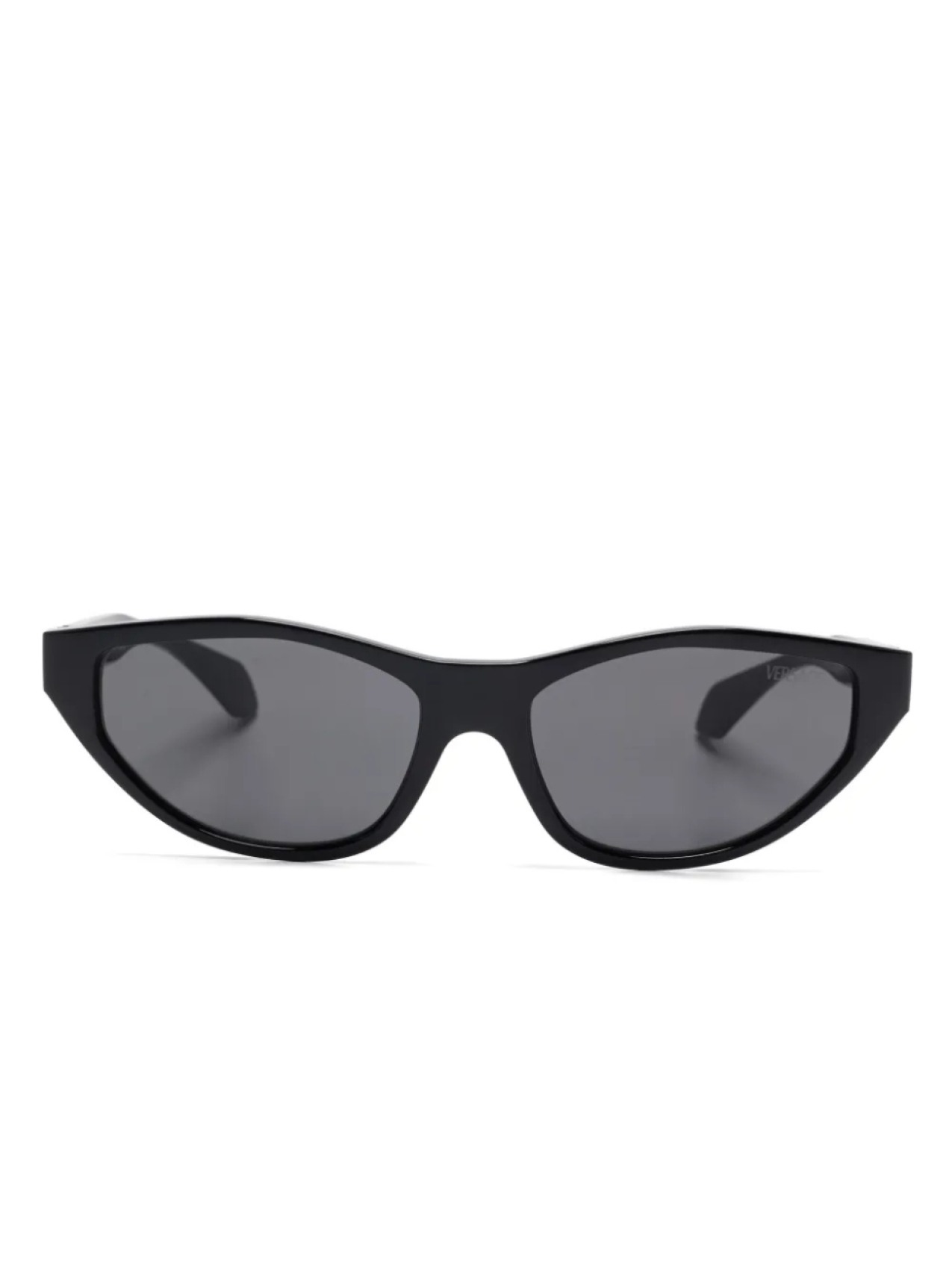 

Солнцезащитные очки Versace Eyewear с металлической пластиной Medusa, черный