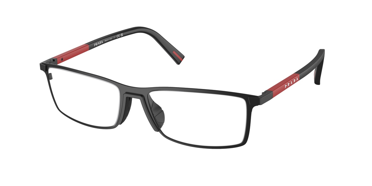 

Мужские оптические оправы PS 53QV PRADA LINEA ROSSA, black matte