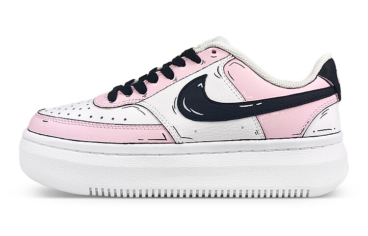 

Кроссовки Nike Court Vision 1 Skateboard Shoes Women's Low-Top White Black